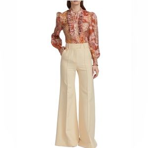 Zimmermann Kaleidoscope Tuxedo Blouse